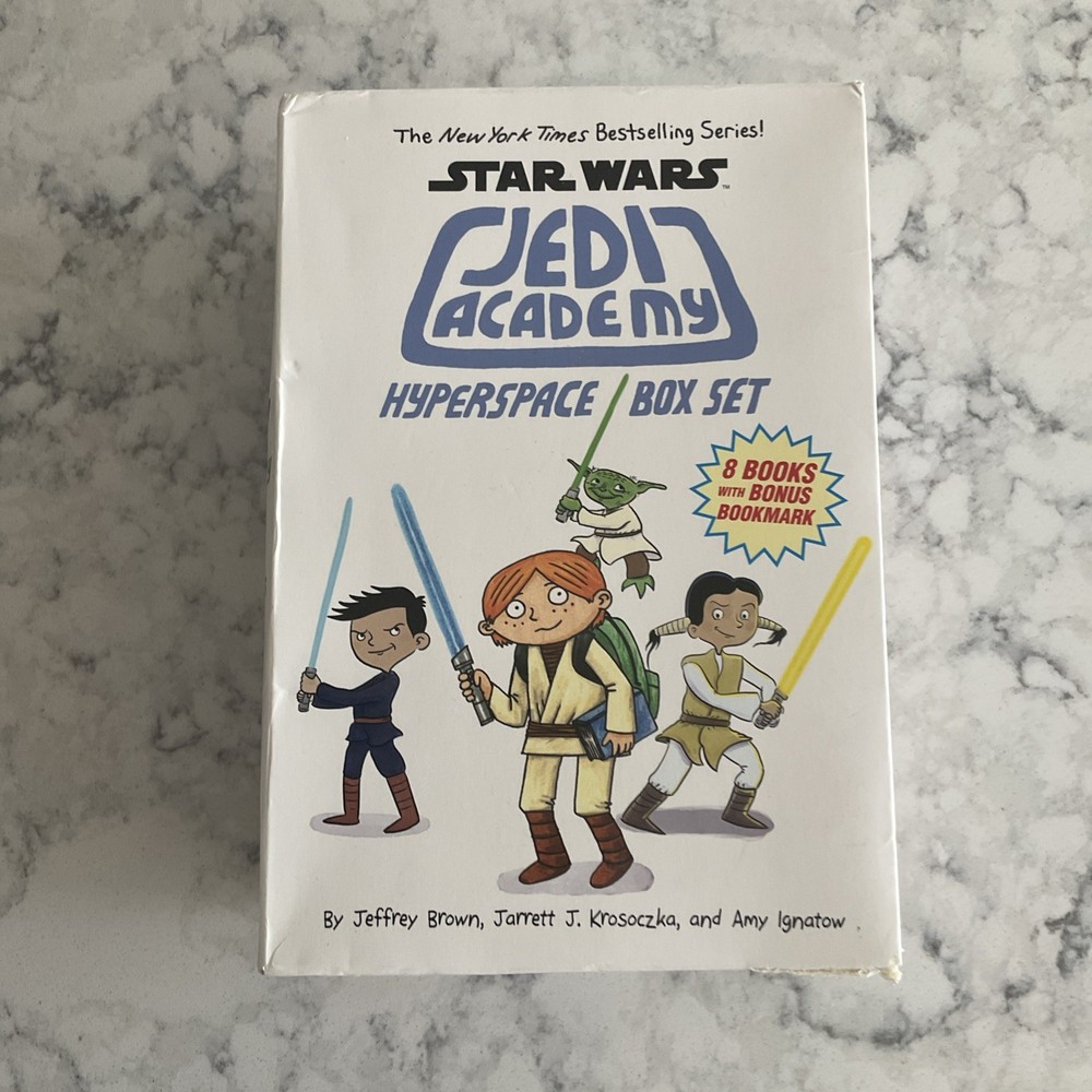Star Wars Jedi Academy Series Collection 8 Books 1-8 Box Complete Sci-Fi Kids