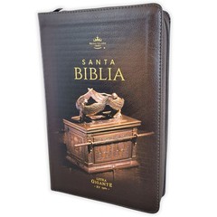 Biblia con Cierre Letra Gigante Manual 14 puntos RV1960 imit piel negro con i…