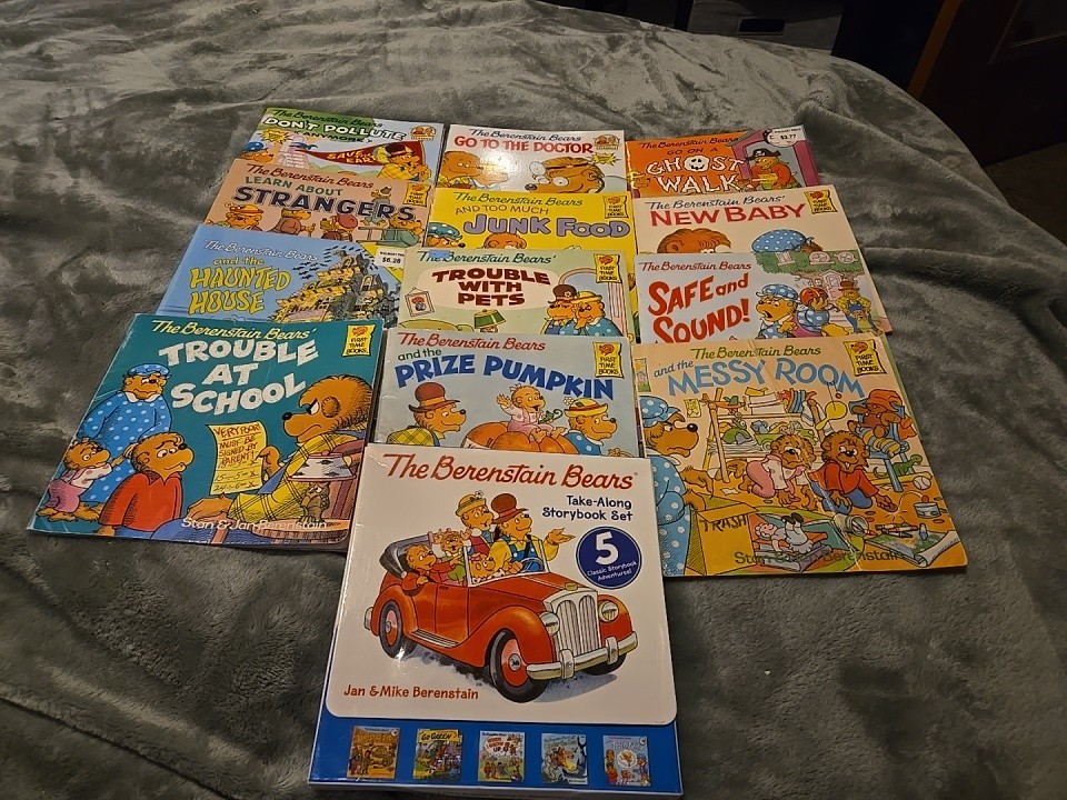The Berenstain Bears 17 Book Lot Total Huge Lot Bundle