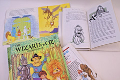 5 WIZARD OF OZ BOOKS & VHS – VINTAGE ORIGINALS