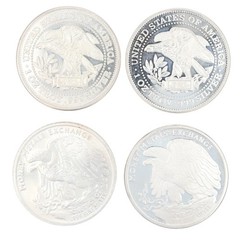 Assorted 1 oz .999 Fine Silver Rounds Variety Collection Set of 8 Rounds