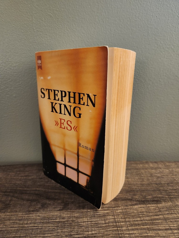 Stephen King ES IT German Edition Paperback 2000 Heyne Roman Horror Book Rare