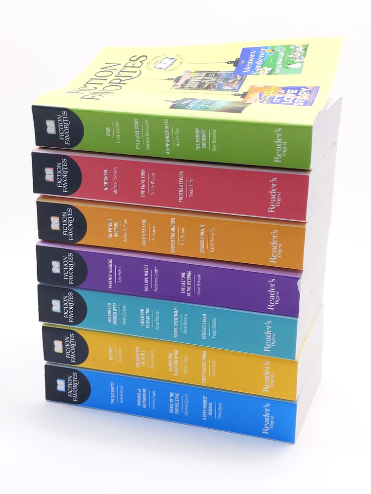 Lot of 7 Reader’s Digest Fiction Favorites Volume 406- 412 (2025&2026) Paperback