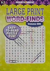 10 New Large Print Word-Finds Puzzle Books Kappa Games Vol#454-502 ~ Search,Hunt