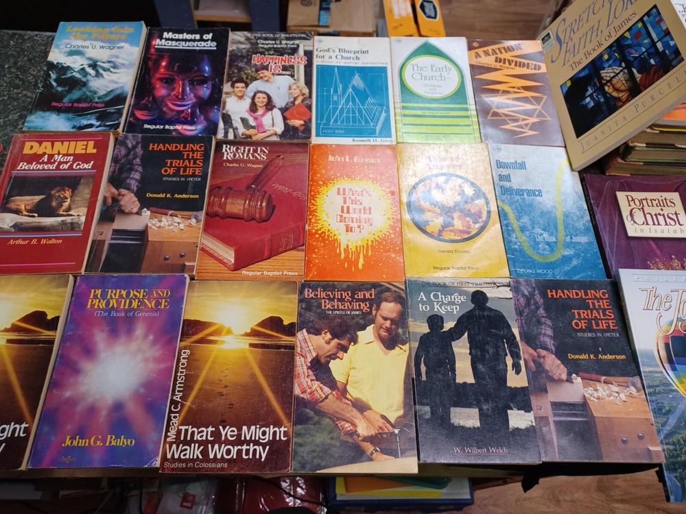 Lot of 23 Christian Living Bible Study Paperback Regular Baptist Press