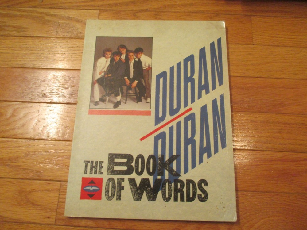 Duran Duran the Book of Words Band Music Musicians Book