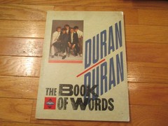 Duran Duran the Book of Words Band Music Musicians Book