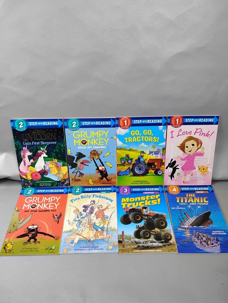 8 Reader Lot World of Reading Books Readers Level 1, 2, 3, 4 Free Shipping New