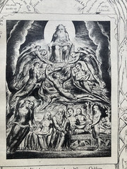 WILLIAM BLAKE THE BOOK OF JOB 22 ENGRAVINGS LETTERPRESS 1927 ART RELIGION BIBLE