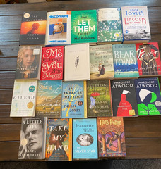 21 Book Lot Literary Fiction Book Club Novels Atwood Backman Towles More