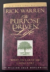 THE PURPOSE DRIVEN LIFE What on Earth Am I Here For? RICK WARREN HC/DJ Guidance