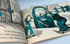 1975 I Can Read About WITCHES Paperback Halloween Childrens Book Troll