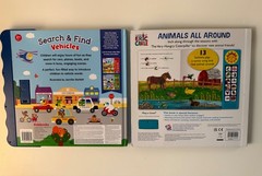 Two Sound Books Animals All Around & Search and Find Vehicles