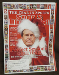 3837 SPORTS ILLUSTRATED DECEMBER 31 2007 BILL BELICHICK