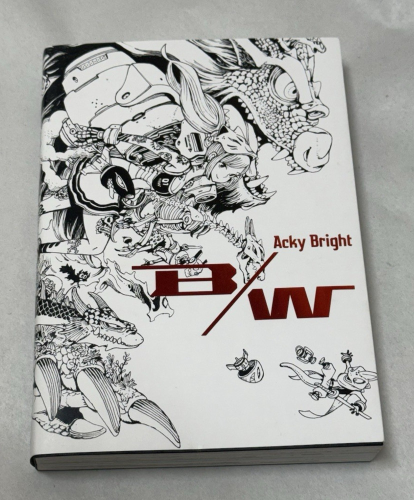 Acky Bright B/W Art Japan Anime Manga Illustration Book