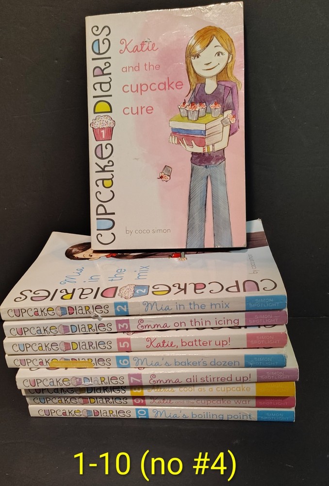 9 Cupcake Diaries Book Lot Vols 1-10 No #4 Coco Simon