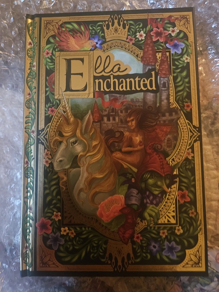 SIGNED Ella Enchanted by Gail Carson Levine LITJOY SPECIAL EDITION Gilded Edges