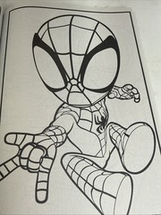 Crayola Spidey His Amazing Friends Coloring Book 96 Pages Comic Marvel Stickers