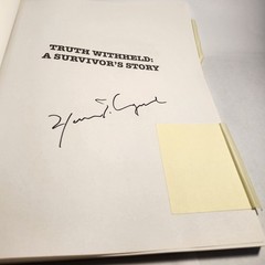 Signed Truth Withheld Book By James Tague JFK Assassination Witnesses W/ Notes