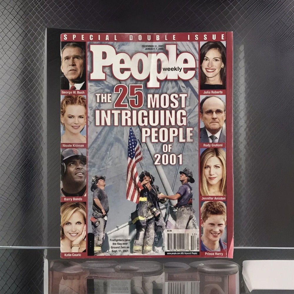 PEOPLE MAGAZINE 25 Most Intriging People of the Year December 31 2001