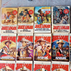 Jake Logan Action Western Paperback Lot Of 19 Slocum Series