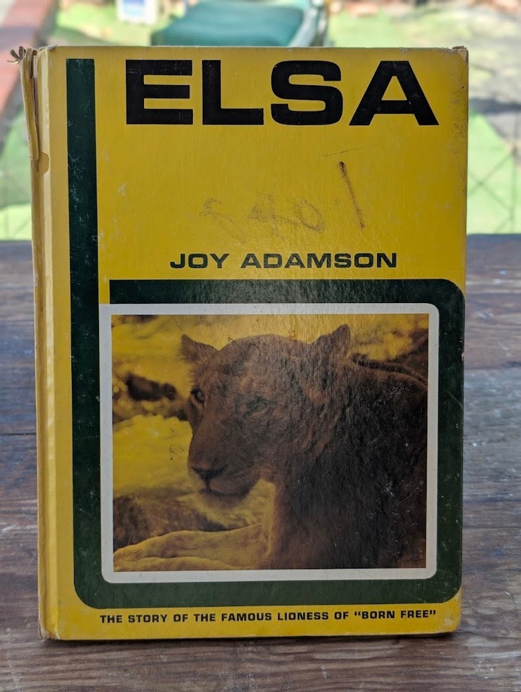 ELSA -Joy Adamson photo book, hardcover 1961