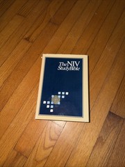 Zondervan NIV Study Bible Hardback Dust Jacket Cover Thumb Index Red Letter