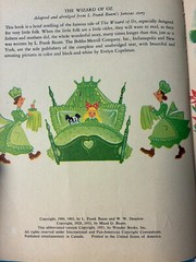 Lot of three 1950’s WONDER BOOKS – Wizard of Oz, KEWTEE BEAR, SO THIS IS SPRING