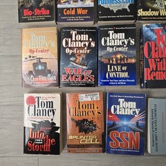 Tom Clancy Net Force Power Play Op-Center Lot of 19 paperback books as shown