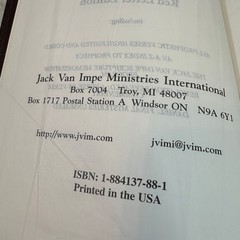 Jack Van Impe Prophecy Bible KJV Red Letter Edition Prophetic Study Reference