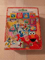 SESAME STREET: 12 Board Books by PI Kids 2010 Children’s Book Block Case Elmo