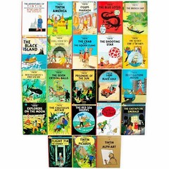 The Adventures of Tintin Boxset 23 Books Collection By Herge NEW Paperback
