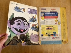 Vintage 90s Sesame Street Magazine, Fun and Games with Elmo, Paperback, 1993
