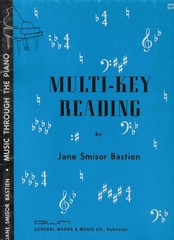 BASTIEN Multi-Key Reading MUSIC BOOK FOR PIANO Bastien #GP29