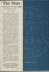 „THE STARS, A NEW WAY TO SEE THEM” ~1966~ DUST COVER=STAR MAP~HARDBACK~161 PAGES