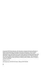 POLARIS Sportsman 500 EFI Owners Manual 2006, – COVERED – XL FOLDOUT PAGES