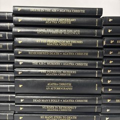 Agatha Christie Mystery Collection – Lot of 39 Books – Bantam Leatherette HC Set