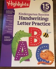 Set of 3,Highlights Kindergarten Success 15 Minutes a Day Learning Fun Workbooks