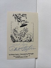 Another Fine Myth Limited Edition /1200 SIGNED Robert Asprin & Phil Foglio JL