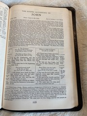 1967 NEW SCOFIELD REFERENCE BIBLE/Black Morocco Leather