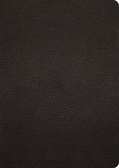 ESV Study Bible, Large Print (Buffalo Leather, Deep Brown): New