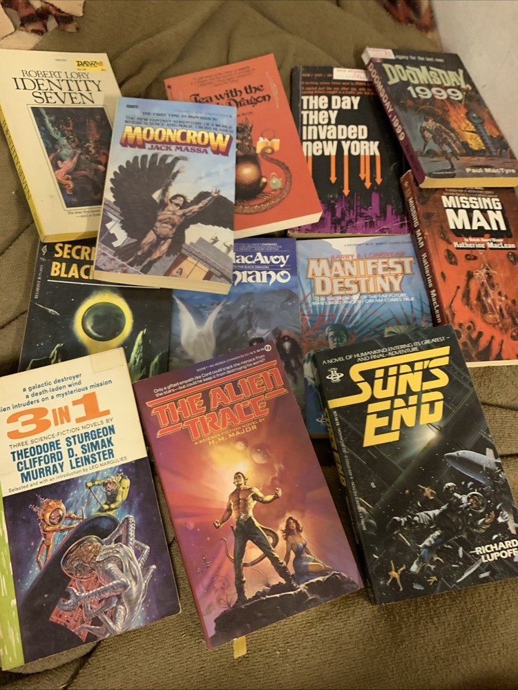12 Book Six Do vintage Lot 60s 80s Irwin Lewis Black Planet Paul Martyre More