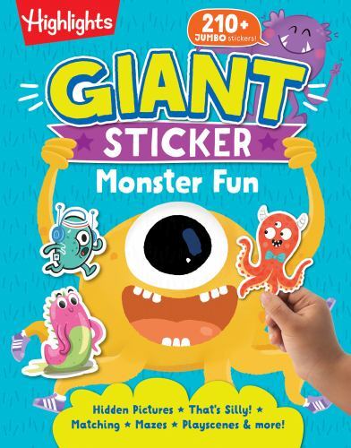 Giant Sticker Monster Fun: Hours of G- 1644728958, paperback, Highlights Creator