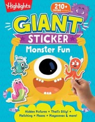 Giant Sticker Monster Fun: Hours of G- 1644728958, paperback, Highlights Creator