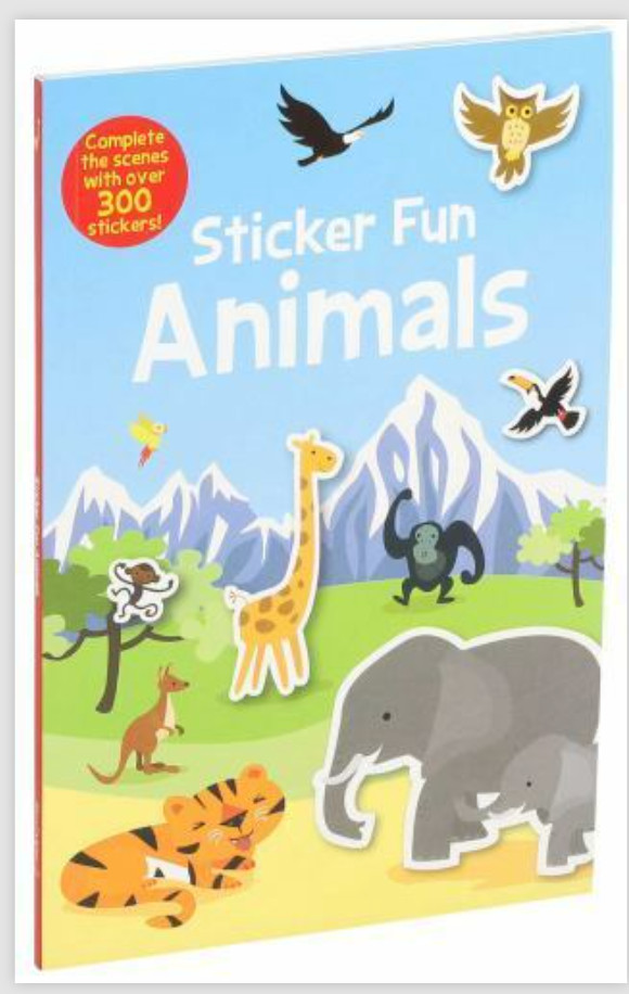Sticker Fun Animals NEW Paperback Over 300 Stickers