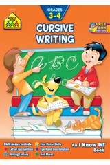 Cursive Writing 3-4 : I Know It! Workbooks Paperback Carolyn Dwye