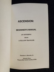 ASCENSION Beginner’s Manual By Theodore Baroody 1989 1st Ed New Age Spiritual PB