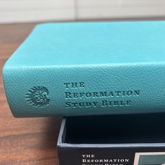 ESV Reformation Study Bible, Condensed Ed., Turquois (Leather Bound