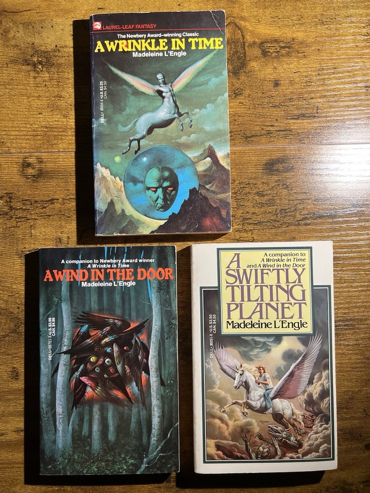 A Wrinkle in Time by Madeleine L’Engle 1976 PB Dell Laurel Leaf STRANGER THINGS