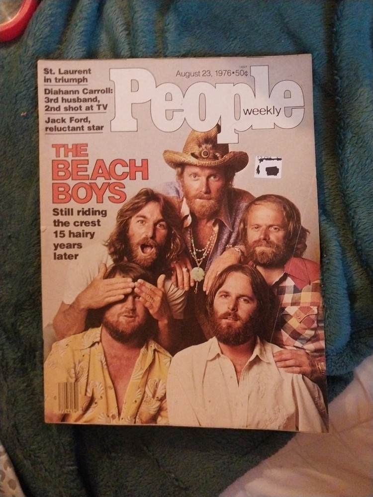 Vintage VTG People Magazine August 23 1976 Issue Book THE BEACH BOYS 1970’s RARE